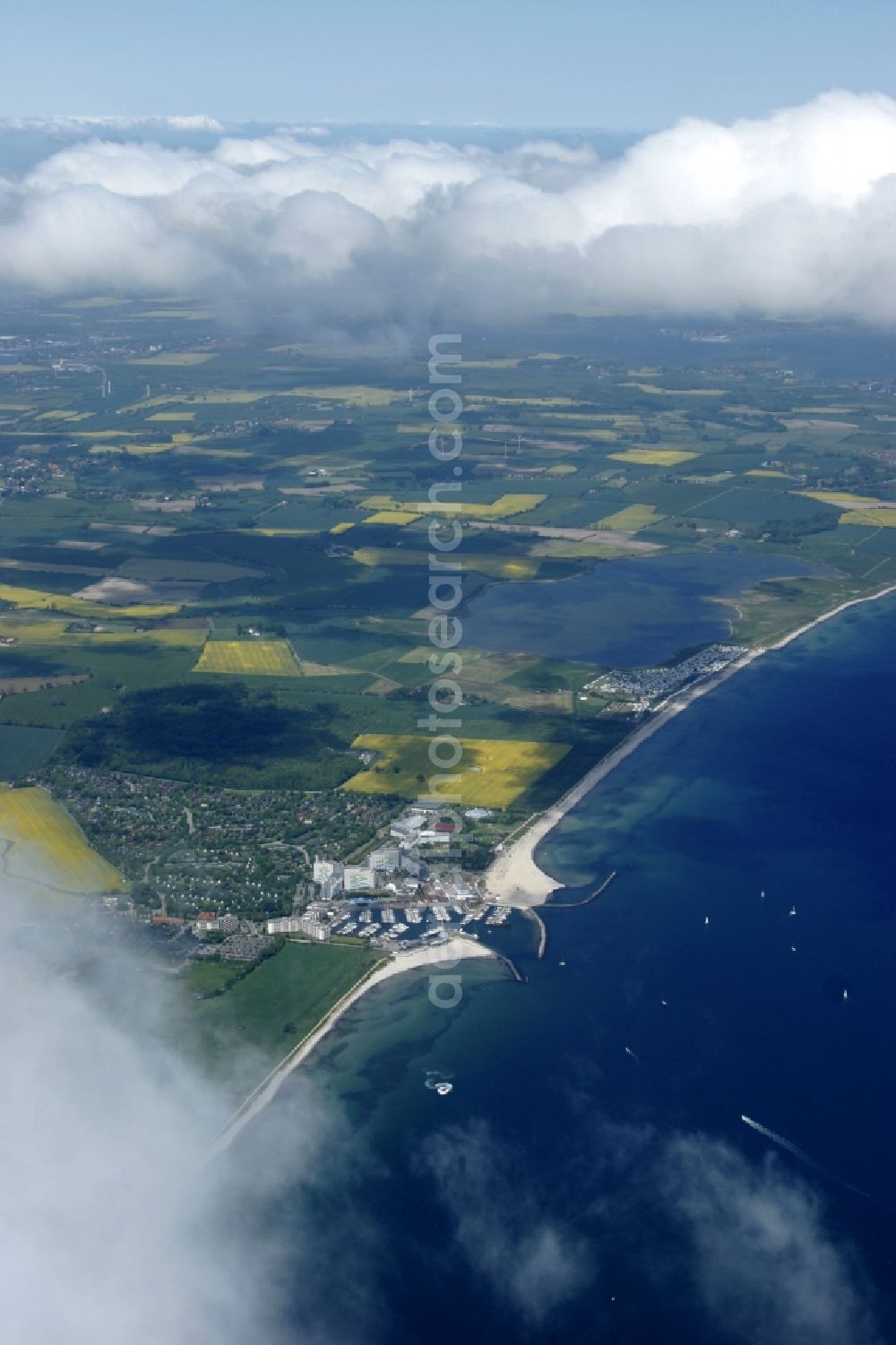 Damp from the bird's eye view: Damp in the state Schleswig-Holstein