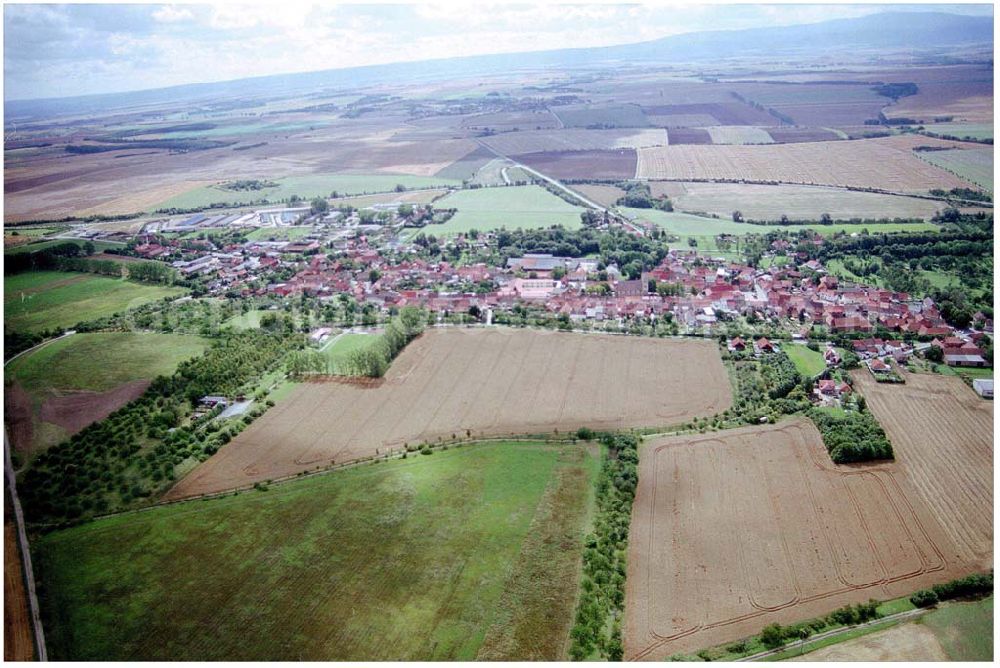 Dardesheim from above - 22.08.2004, Blick auf Dardesheim im Harz