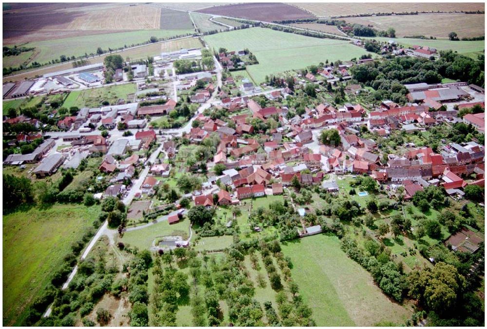 Dardesheim from above - 22.08.2004, Blick auf Dardesheim im Harz