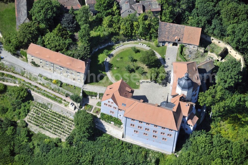 Dornburg-Camburg from the bird's eye view: View of the Old Palace in Dornburg-Camburg in Thuringia