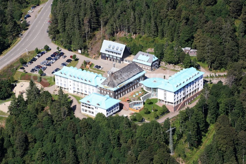 Aerial photograph Feldberg (Schwarzwald) - The Caritas-House Feldberg on the mountain Feldberg in the Black Forest in Baden-Wuerttemberg is the highest youth rehabilitation facility in Germany