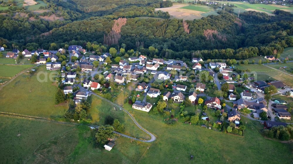 Aerial photograph Hennef (Sieg) - The village of Adscheid in Hennef (Sieg) in the state North Rhine-Westphalia, Germany