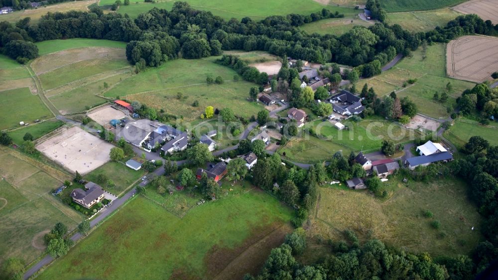 Aerial image Hennef (Sieg) - The village of Hofen in the state North Rhine-Westphalia, Germany