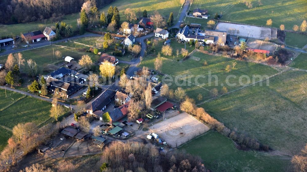 Aerial image Hennef (Sieg) - The village of Hofen in the state North Rhine-Westphalia, Germany