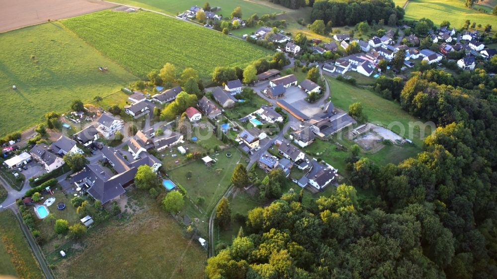 Aerial image Hennef (Sieg) - The village of Striefen in the state North Rhine-Westphalia, Germany