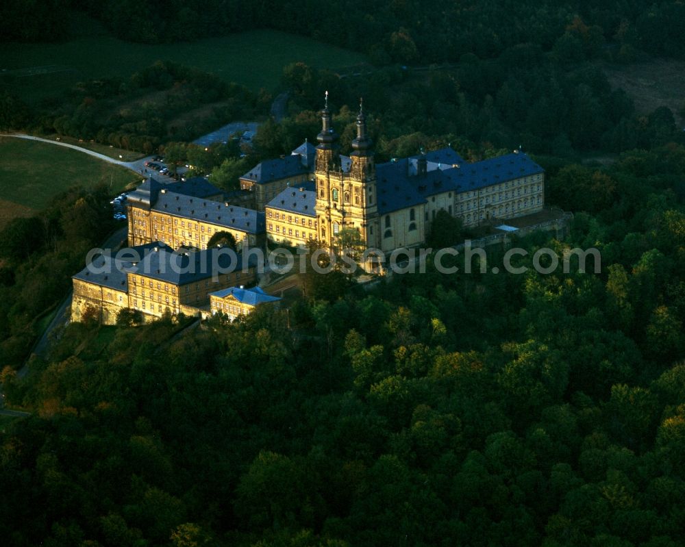 Bad Staffelstein from the bird's eye view: The monastery of Banz near Bad Staffelstein in Bavaria