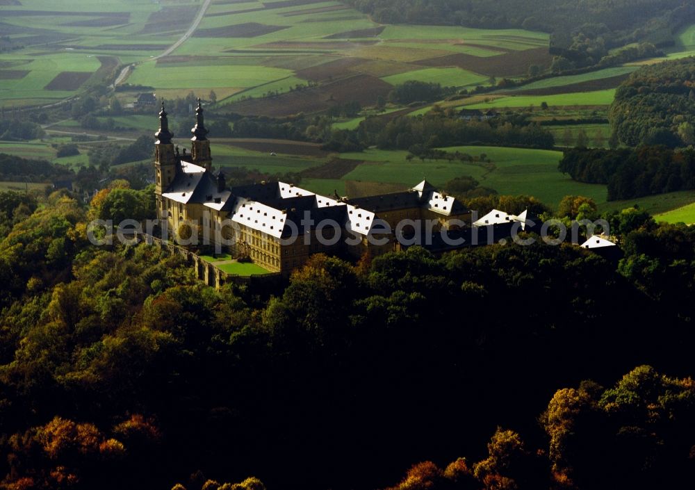 Aerial image Bad Staffelstein - The monastery of Banz near Bad Staffelstein in Bavaria