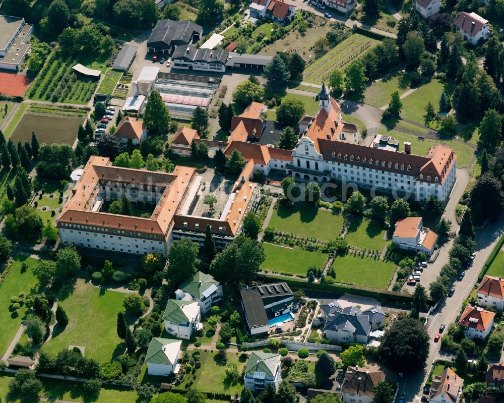 Aerial photograph Bühl - The monastery of Maria Hilf in a quiet area between the Rhine Valley and the northern Black Forest.Foto: Gerhard Launer