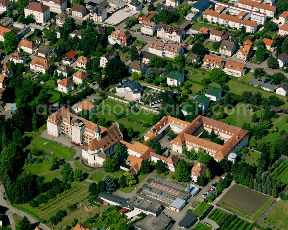 Bühl from above - The monastery of Maria Hilf in a quiet area between the Rhine Valley and the northern Black Forest.Foto: Gerhard Launer