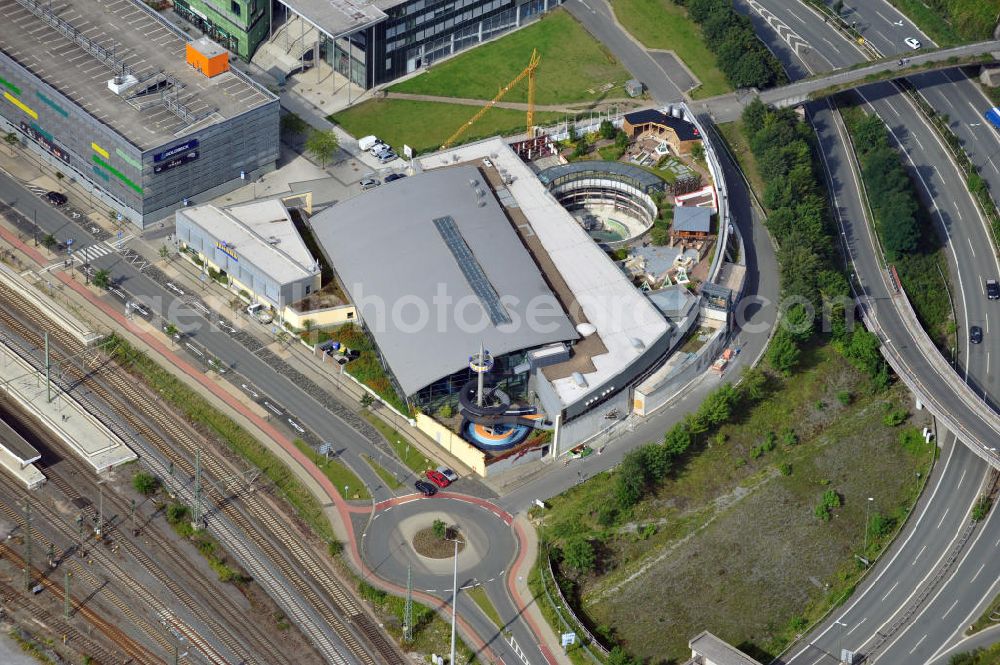 Bielefeld from the bird's eye view: It was opened in the year 1999 and provides a great outdoor area