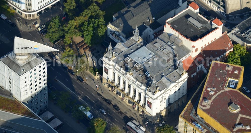 Berlin from the bird's eye view: View of the Theater des Westens in Berlin Charlottenburg located at Kantstraße. It is one of the most famous theatres for musicals and operettas in Berlin