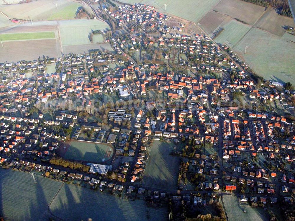 Delligsen from above - 10.12.2004 Delligsen, Gesamtansicht Delligsen.