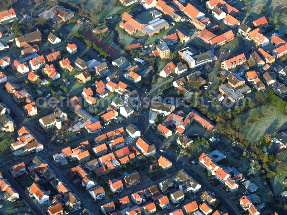 Aerial photograph Delligsen - 10.12.2004 Delligsen, Ortskern der Gemeinde Delligsen.