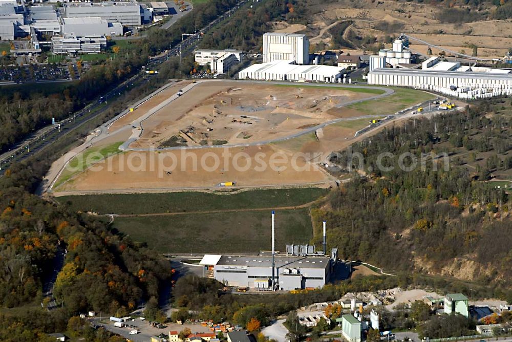 Aerial photograph Dresden - 25.10.2006 Dresden (Sachsen) Blick auf die Deponieanlagen der Stadtbetriebe Dresden an der Radeburger Straße in 01129 Dresden. Ein Projekt der Amand GmbH & Co.KG