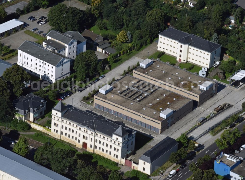 Aerial image Dresden - View of the Dresden Military History Museum ( Army Museum ) during the implementation and expansion