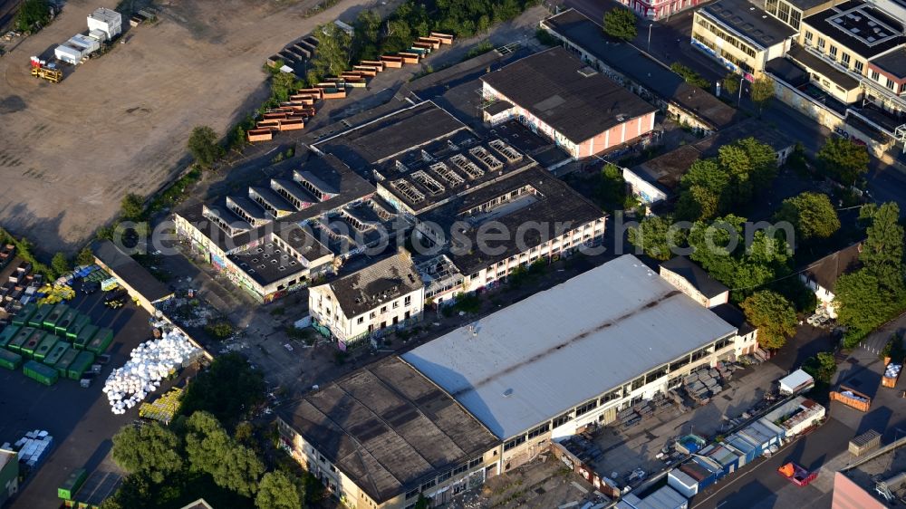 Bonn from above - The Old Slaughterhouse on Immenburgstrasse in Bonn in the state North Rhine-Westphalia, Germany