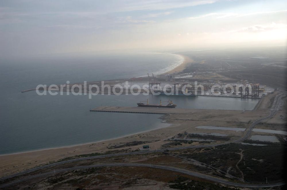 Aerial image Port Elizabeth - View of the Harbour Elizabeth. Port Elizabeth is one of the largest cities in South Africa, situated in the Eastern Cape Province