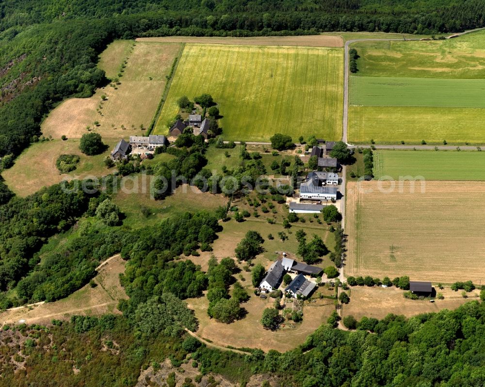 Aerial image Treis-Karden, Klickerterhof - The Klickerterhof in Treis-carding, in Rhineland-Palatinate