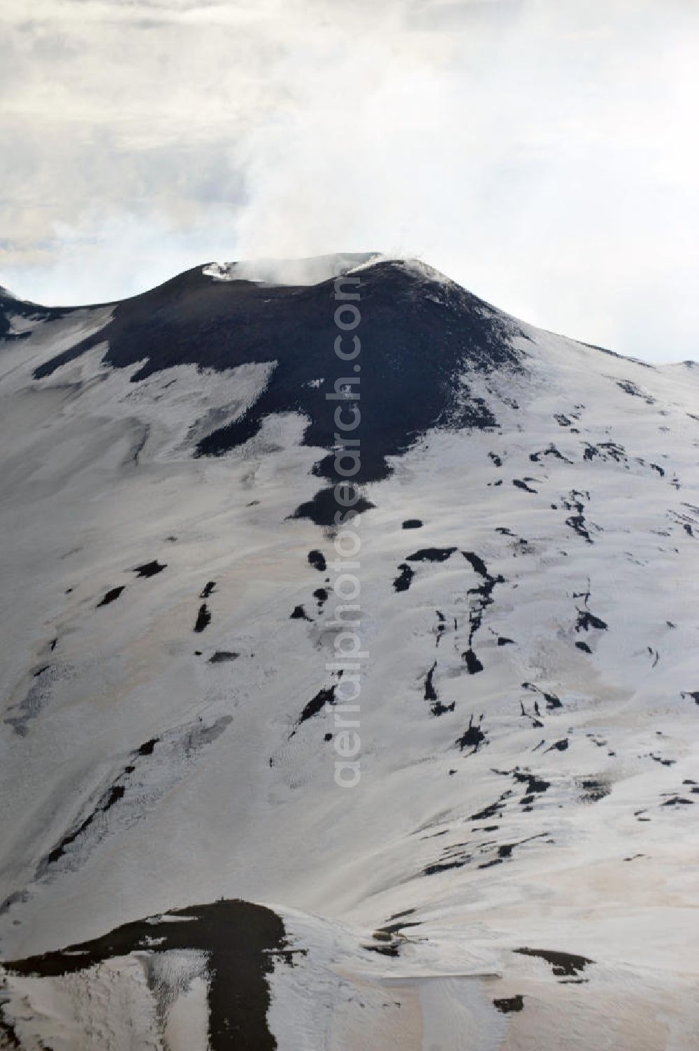 Atna from above - View to the volcano Mount Etna at Siciliy in italy