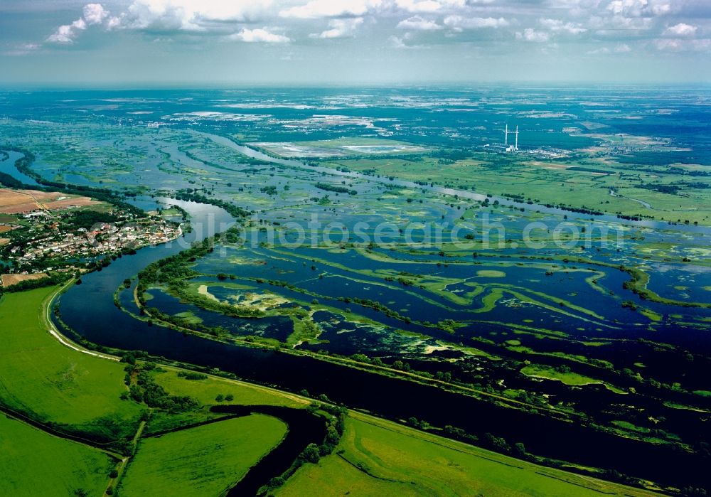 Schwedt from above - Lower Oder Valley National Park is a National Park was established in 1995 in Germany. It is located on the lower reaches of the Oder in the north-east of Brandenburg, district Uckermark. The National Park is surrounded on the German side of the large conservation area the Lower Oder Valley National Park region. The national park is adjacent to the Polish countryside and the Lower Oder Valley National Park Zehdener Landscape Park and its protection zone is a geographical unit. The large river-floodplain landscape is a habitat for many rare or endangered plants and animals, including beaver