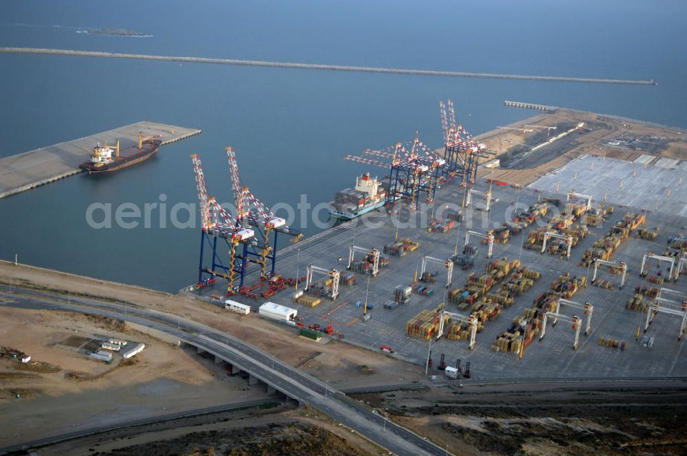 Aerial image Port Elizabeth - View of the Harbour Elizabeth. Port Elizabeth is one of the largest cities in South Africa, situated in the Eastern Cape Province