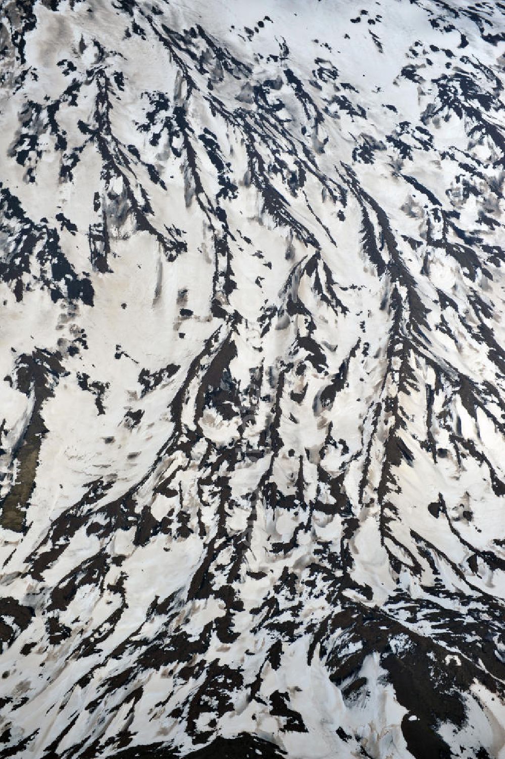 Atna from the bird's eye view: View to the volcano Mount Etna at Siciliy in italy