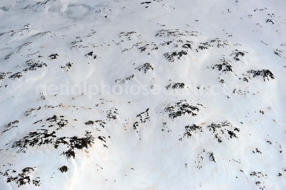 Aerial photograph Atna - View to the volcano Mount Etna at Siciliy in italy