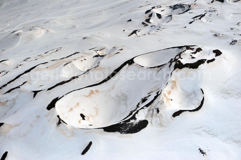 Aerial photograph Atna - View to the volcano Mount Etna at Siciliy in italy