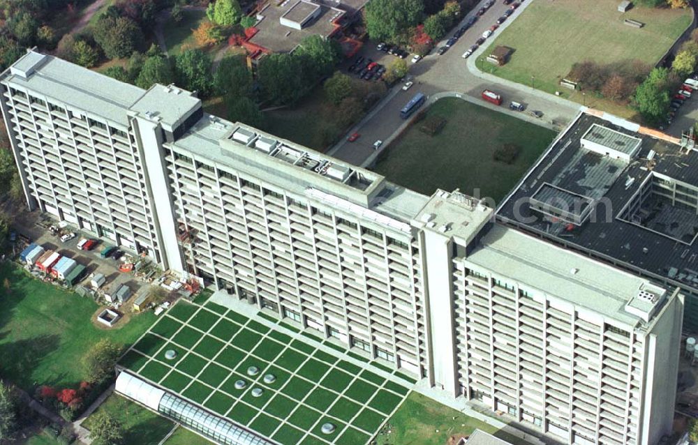 Frankfurt am Main from above - Deutsche Bundesbank Frankfurt / M.