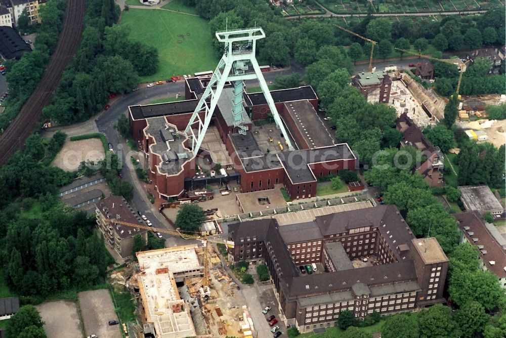 Aerial photograph Bochum - The museum of mines in Bochum in the state North Rhine-Westphalia