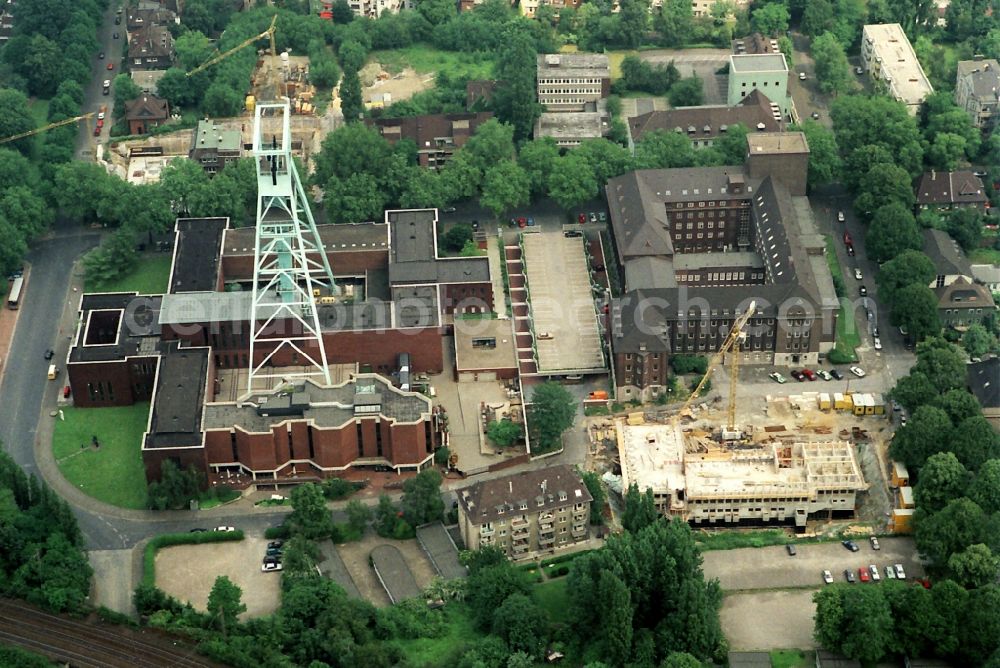 Bochum from above - The museum of mines in Bochum in the state North Rhine-Westphalia