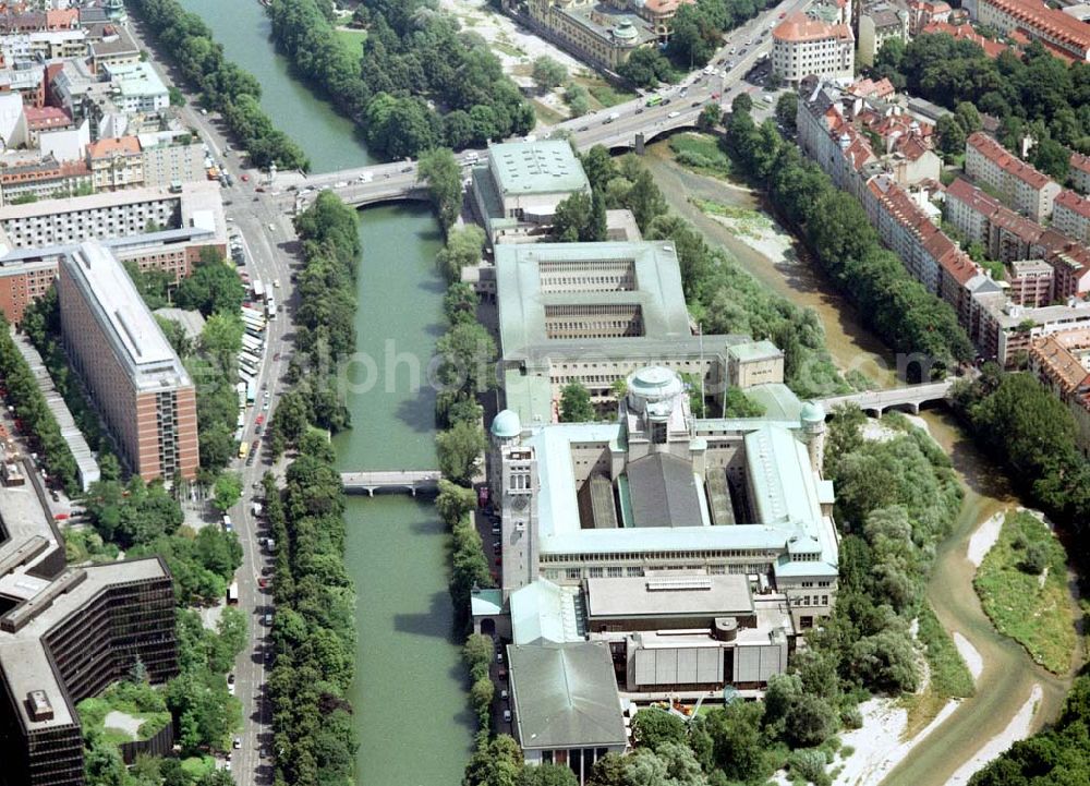 Aerial photograph München - Deutsches Museum (089) 21383892 Museumsinsel 1 80538 München