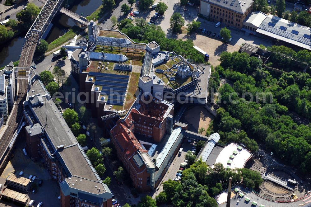 Berlin Kreuzberg from above - Deutsches Technikmuseum in Berlin-Kreuzberg. German Museum of Technology in Berlin Kreuzberg.