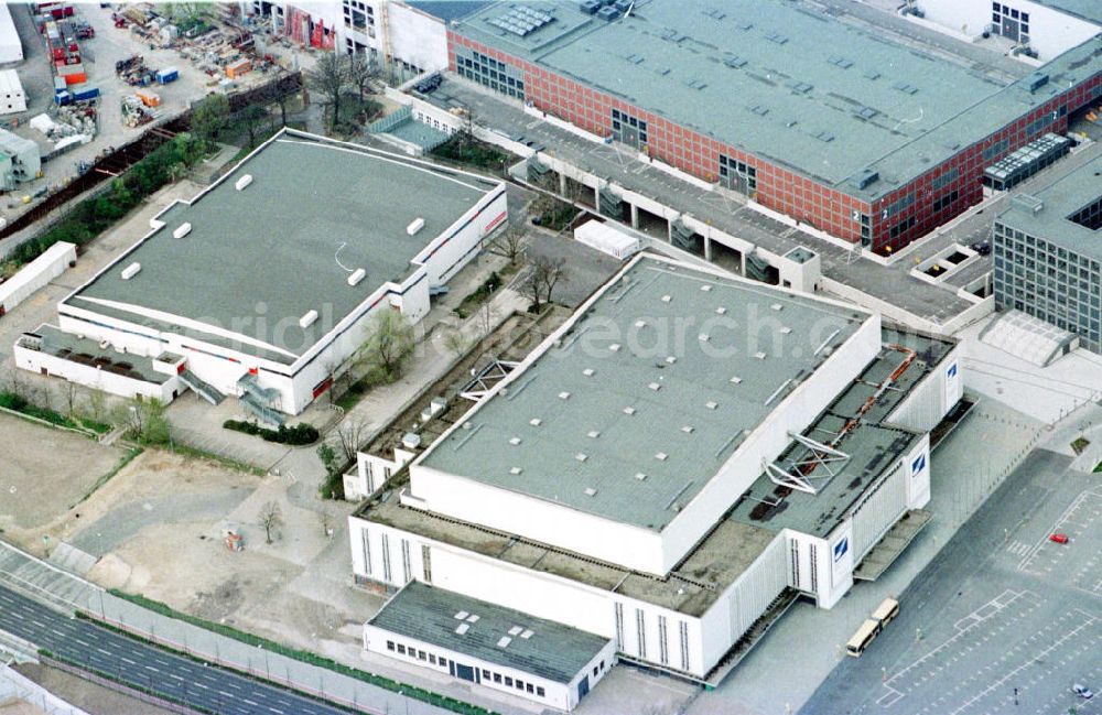 Aerial image Berlin - Charlottenburg - Deutschlandhalle am Messegelände in Charlottenburg.