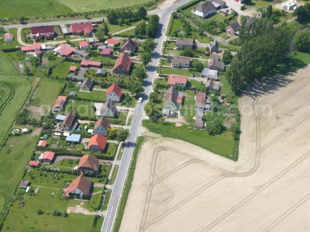 Aerial image Dewitz / Lindethal - Dewitz/Lindethal - Mecklenburg-Vorpommern Ortsansichten