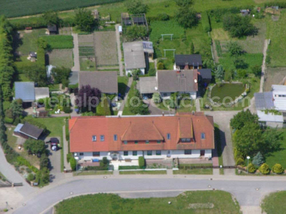 Aerial image Dewitz / Lindethal - Dewitz/Lindethal - Mecklenburg-Vorpommern verschiedene Einfamilienhäuser