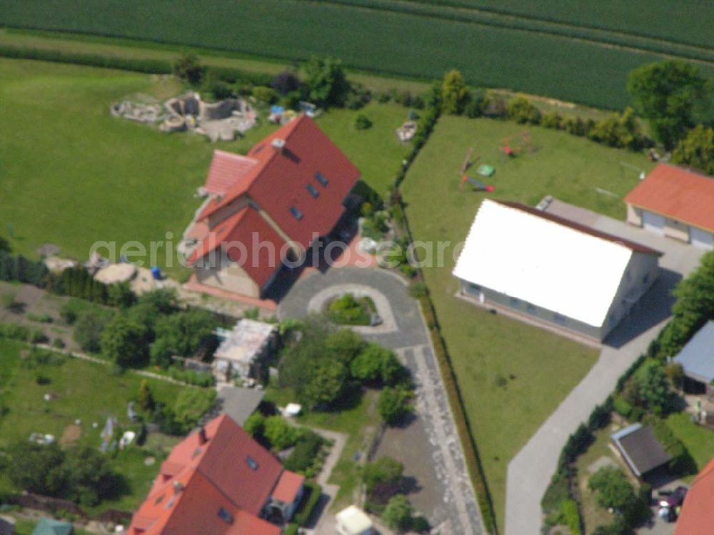 Aerial photograph Dewitz / Lindethal - Dewitz/Lindethal - Mecklenburg-Vorpommern verschiedene Einfamilienhäuser