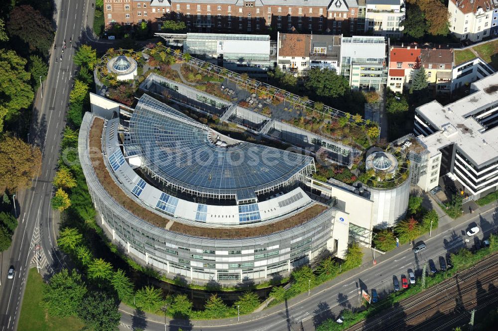 Aerial image Bonn - Die Bonner Akademie an der Rabinstraße in Bonn ist ein Unternehmen der Zurich Financial Gruppe das sich mit Personalmanagement und -coaching befasst. The Bonn Academy at the Rabinstrasse in Bonn.