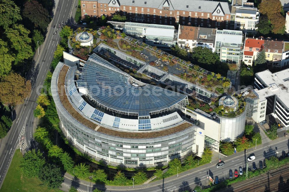 Aerial photograph Bonn - Die Bonner Akademie an der Rabinstraße in Bonn ist ein Unternehmen der Zurich Financial Gruppe das sich mit Personalmanagement und -coaching befasst. The Bonn Academy at the Rabinstrasse in Bonn.