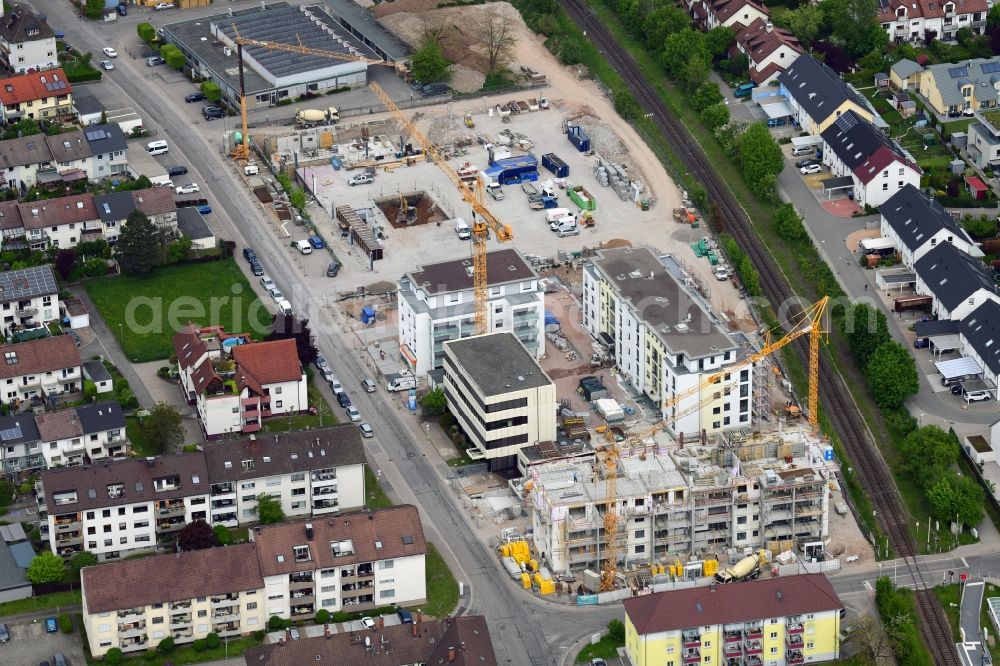 Aerial photograph Schopfheim - A new residential area is buildt on the grounds of the former company Gardner Denver in the district Fahrnau in Schopfheim in the state Baden-Wurttemberg, Germany