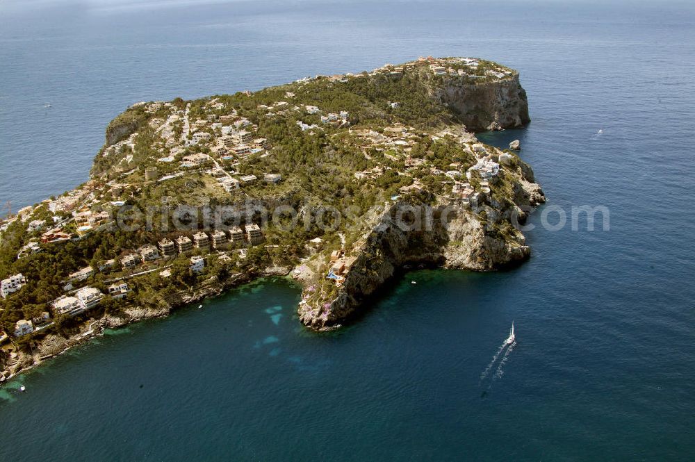 Aerial photograph Sa Mola - Die Halbinsel Sa Mola auf Mallorca. The peninsula Sa Mola on Majorca.