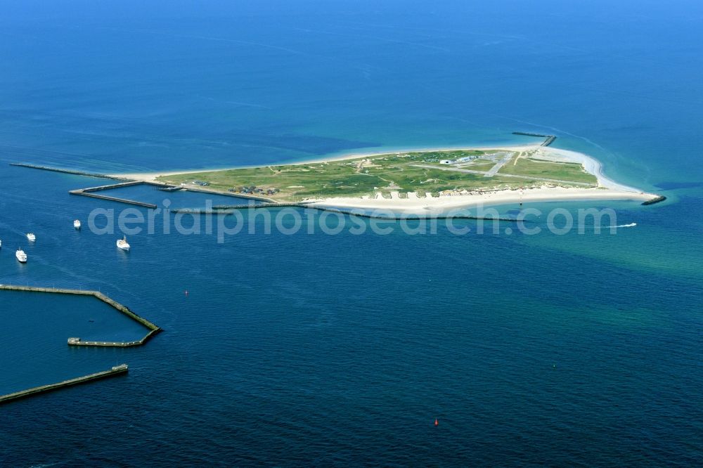 Helgoland from above - The island of Helgoland in the North Sea in Schleswig-Holstein