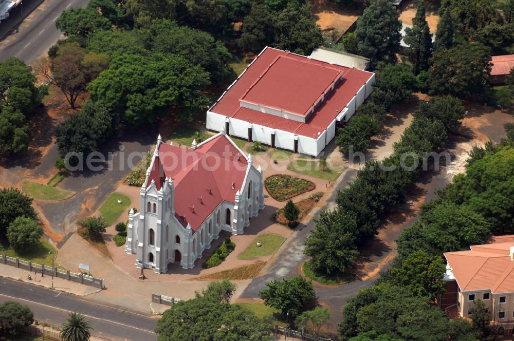 Aerial photograph RUSTENBURG - View of the surroundings of the Moedergemeente church in Rustenburg, South Africa