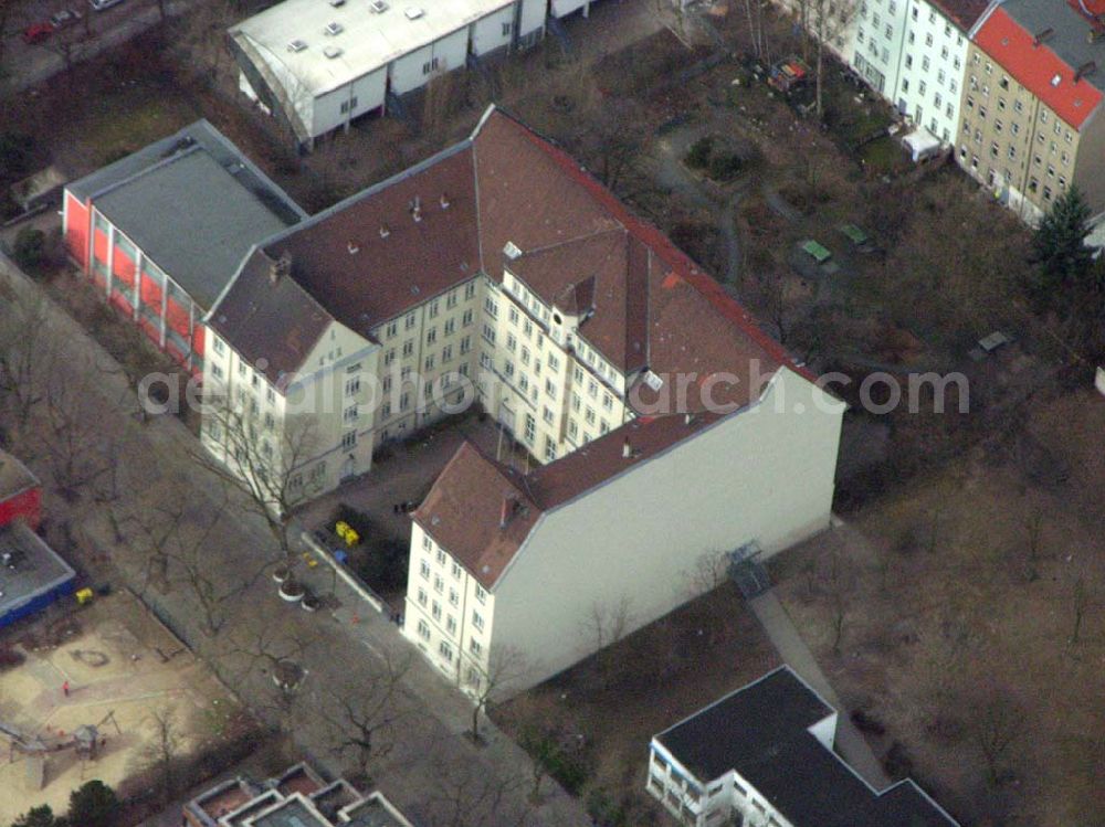 Berlin/ Neukölln from above - Blick auf die Rütlischule in Berlin - Neukölln an der Rütlistraße.