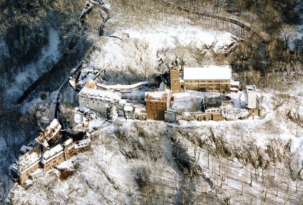 Aerial image Eisenach / Thüringen - Die Wartburg-Stiftung Eisenach bei Eisenach in Thüringen.