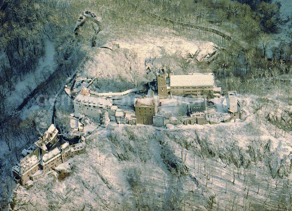 Aerial photograph Eisenach / Thüringen - Die Wartburg-Stiftung Eisenach bei Eisenach in Thüringen.