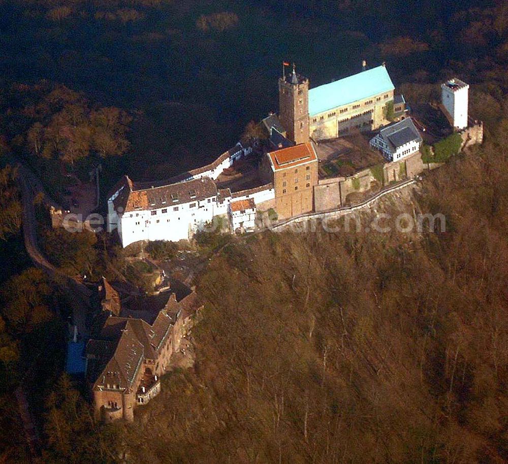 Aerial image Eisenach / Thüringen - Die Wartburg-Stiftung Eisenach / Eisenach 14.04.04