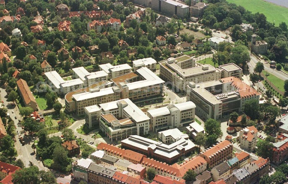 Aerial photograph Dresden - Dienstleistungszentrum am Flughafen Dresden