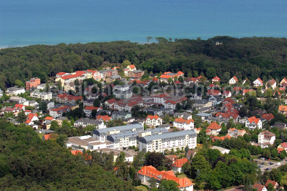 Aerial image Graal-Müritz - Blick auf ein Stadtteil von Graal-Müritz in Mecklenburg-Vorpommern an der Ostsee, Kontakt: