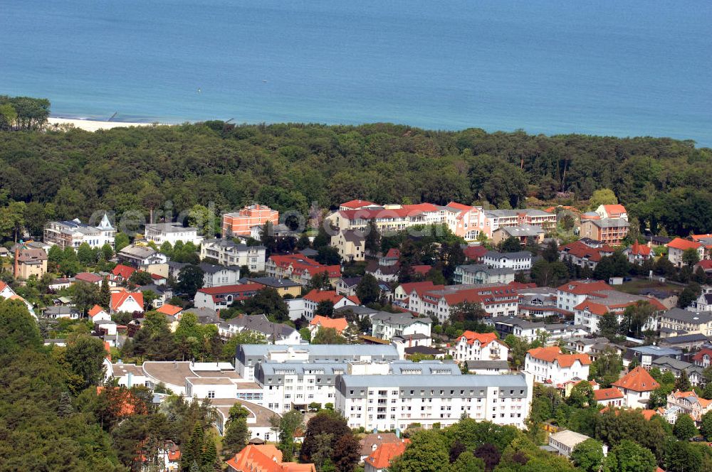 Graal-Müritz from the bird's eye view: Blick auf ein Stadtteil von Graal-Müritz in Mecklenburg-Vorpommern an der Ostsee, Kontakt: